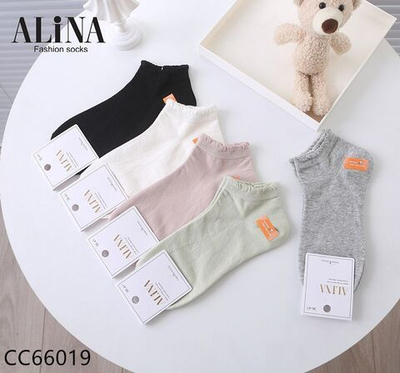 Носки женские короткие из хлопка 10 шт.