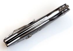 Нож Olamic Cutlery Wayfarer Skullфотография - 8