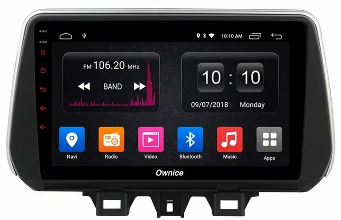 Магнитола для Hyundai Tucson 2018-2021 - Kuberg OL-9728-P Android 10, Быстрая, CarPlay, SIM-слот