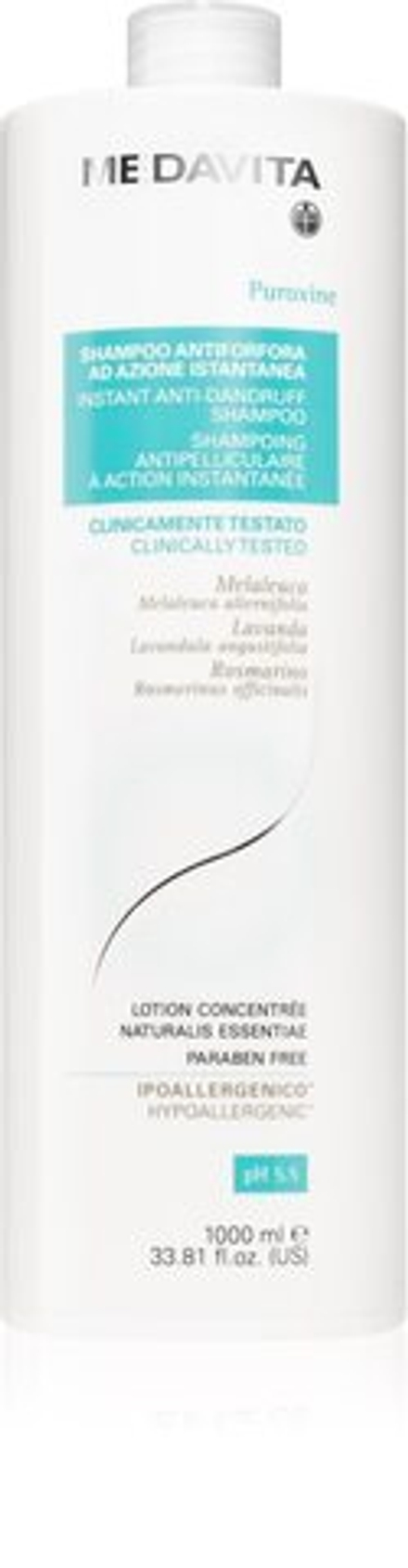 Medavita Puroxine - шампунь против перхоти /   1000  ml  / GTIN 8033928509357