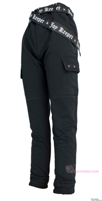 брюки Joy Keeper накладные карманы ремень 2899