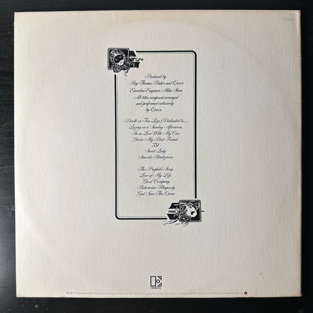 Queen ‎– A Night At The Opera (США 1975г.)