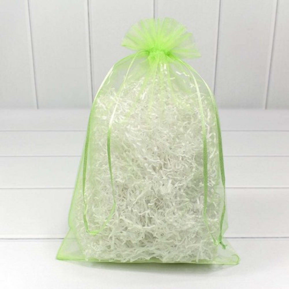 Мешочек 20х30см Органза (Салатовый)