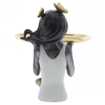 Фигурка декоративная Девочка с подносом