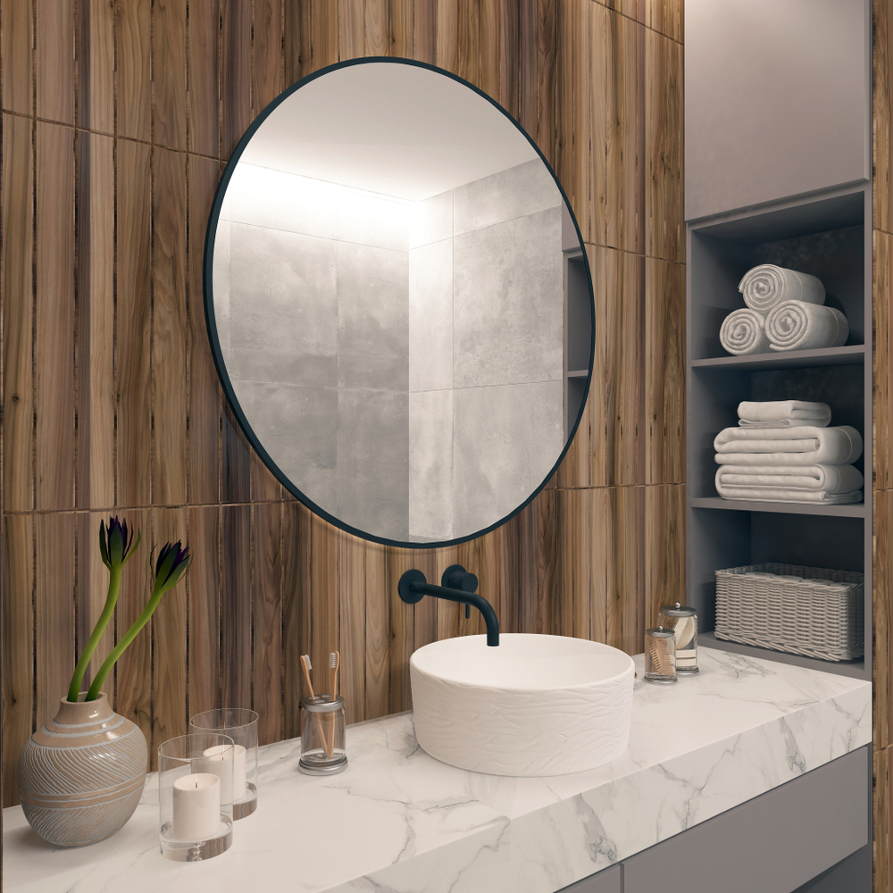 Умывальник накладной A091L круглый без перелива (410*410*165 мм)