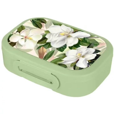 Ланч-бокс 0,98л 18x13x5см «Магнолия» (Зеленый) 43620620910