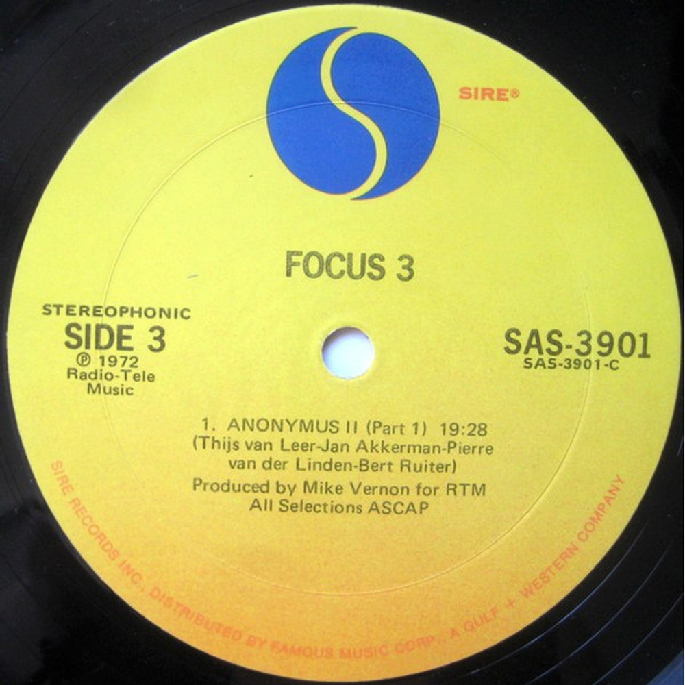 Focus / Focus 3 (2LP)