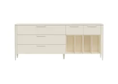 Тумба Type 5 ящиков 4 полки ширина 200 см (дымка)