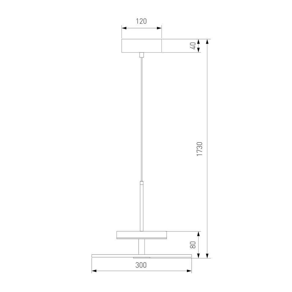 Подвесной светильник Eurosvet THASOS 40342 LED 4690389211829