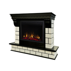 Электрокамин RealFlame Castle 25,5 AO античный дуб с очагом Saphir 25,5