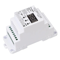 Декодер SMART-K23-DMX512-DIN (12-24V, 3x6A) (Arlight, IP20 Пластик, 5 лет) 027126