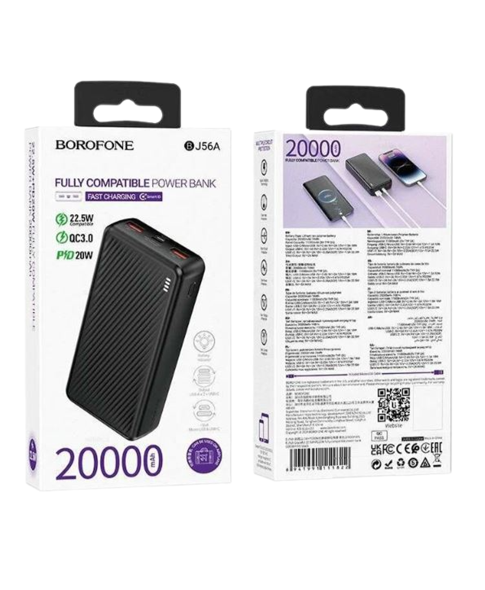 Порт.аккумул. Borofone BJ56A 20000mAh