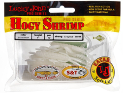 Мягкая приманка Lucky John Series HOGY SHRIMP 3.0in (76 мм), цвет 033, 10 шт.