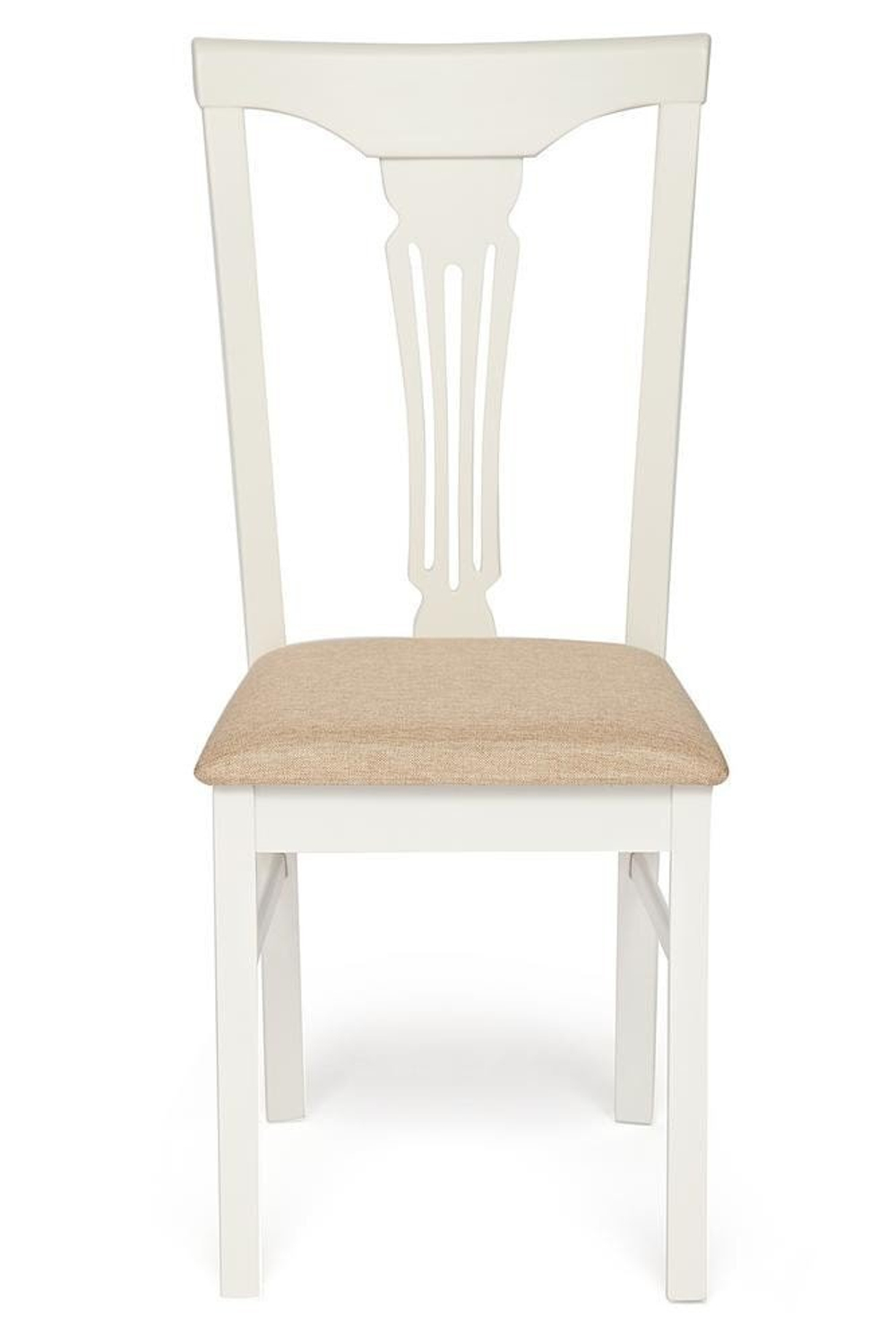 Стул - Гермес/ Hermes дерево гевея, 43х49х94см, butter white, ткань песочная (Jaffy 104-58)