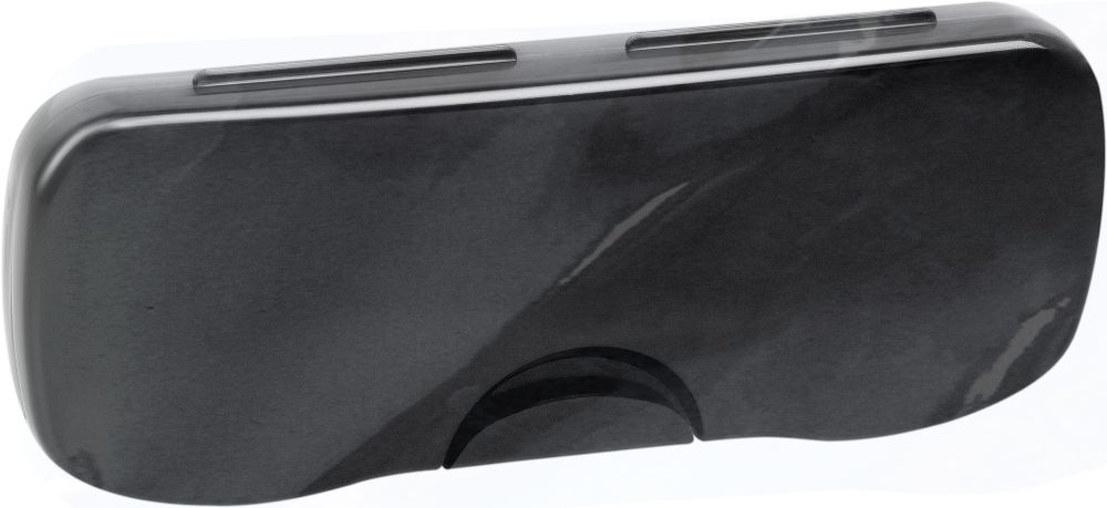 Пенал-футляр, 204*83*25 СТАММ, черный металлик