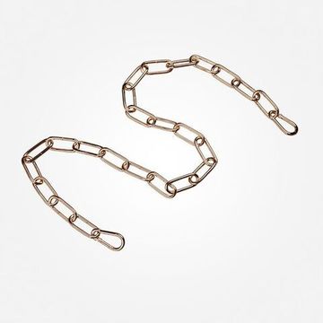 10301 / запчасти /   цепь длиной 1 метр с  2 карабинами золото, арт. 73024