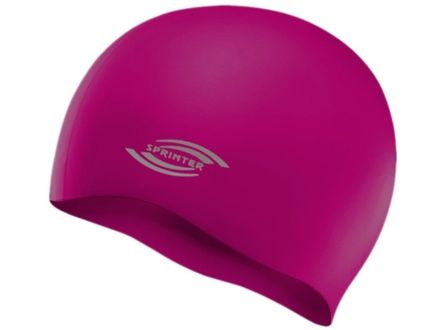 Шапочка для плавания SPRINTER однотонная: SH  (Розовый)