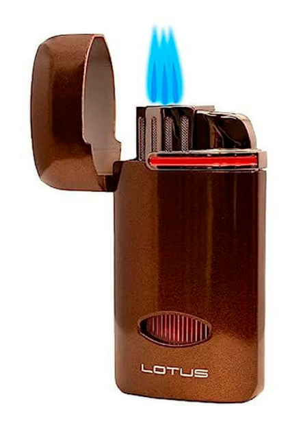 Зажигалка Lotus Matrix Brown Metallic 7610