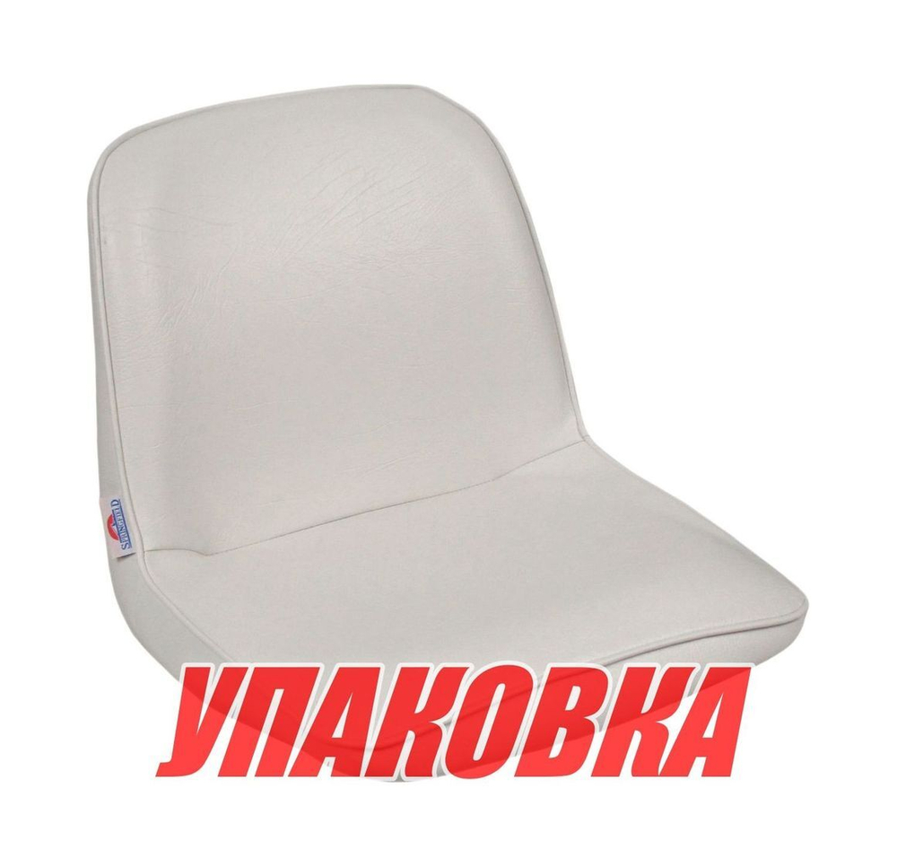 Кресло FIRST MATE мягкое, материал белый винил (упаковка из 6 шт.)