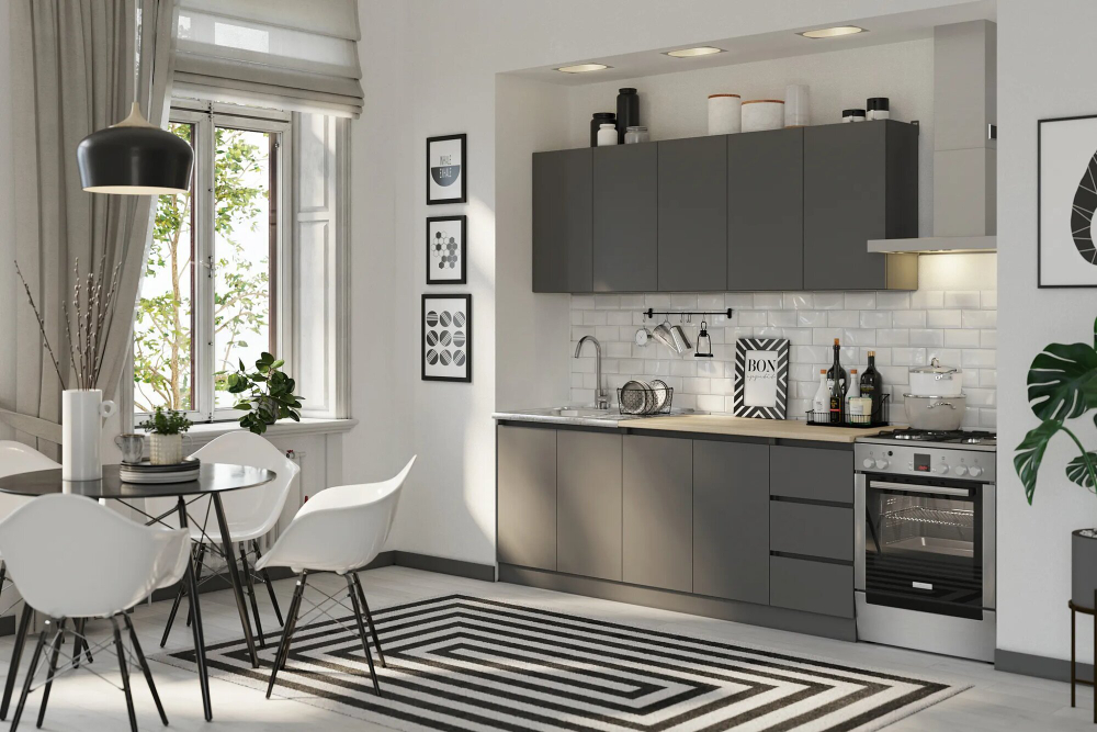 Кухня прямая Бруклин 2.0 м, материал лдсп