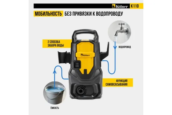 Мойка высокого давления KOLNER K110