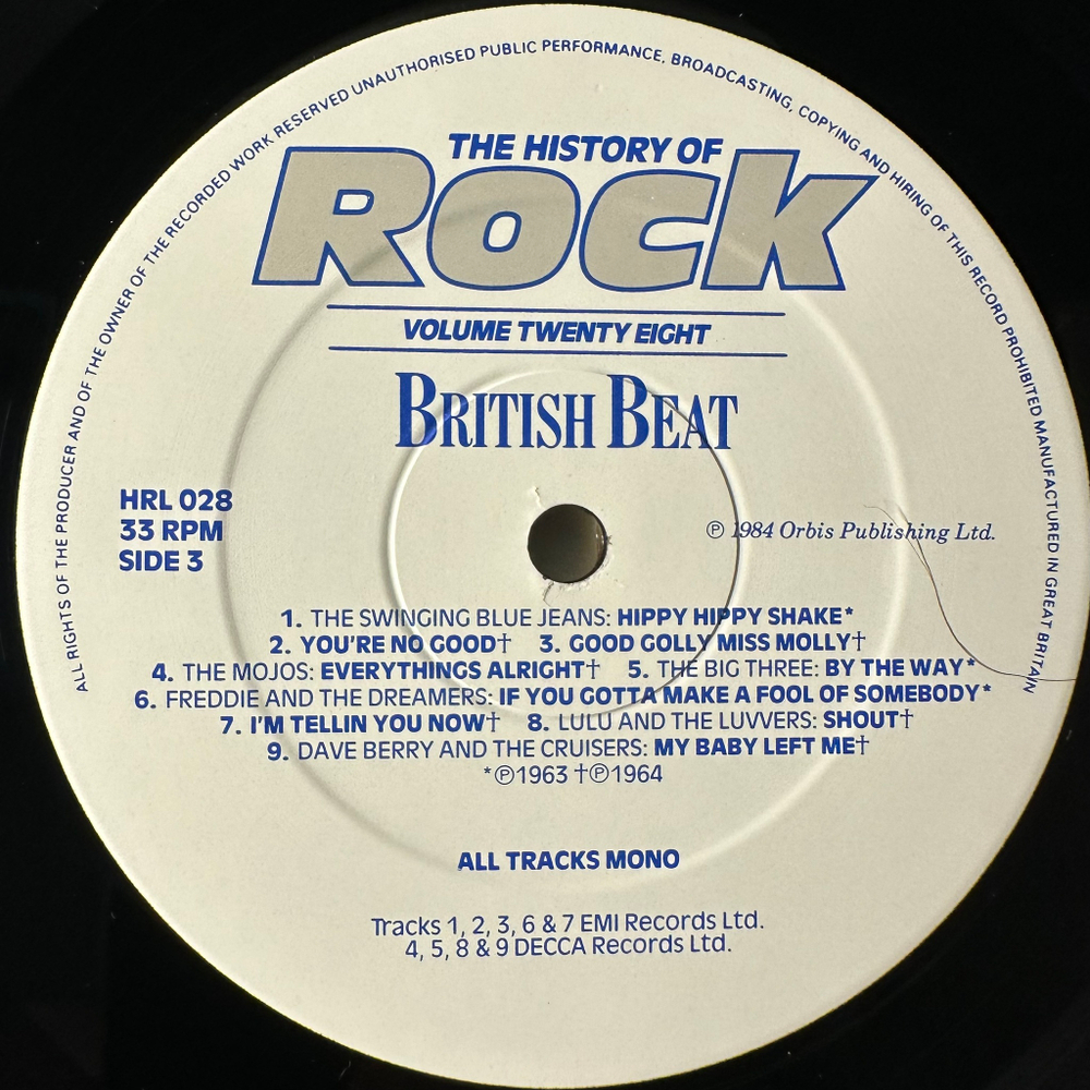 Сборник History Of Rock 28 2LP (Англия 1985г.)