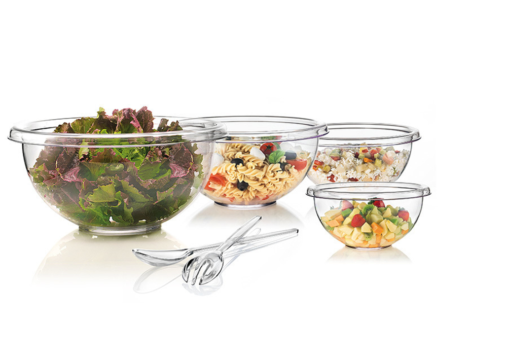 Миска для салата happy hour 7 л прозрачная