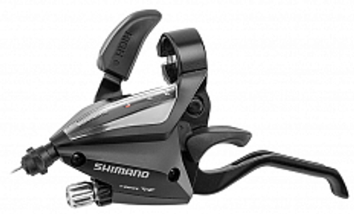 Шифтер триггерный с ручкой тормоза ST-EF500-L Altus SHIMANO левый 3 скоростей, с тросом 1800мм