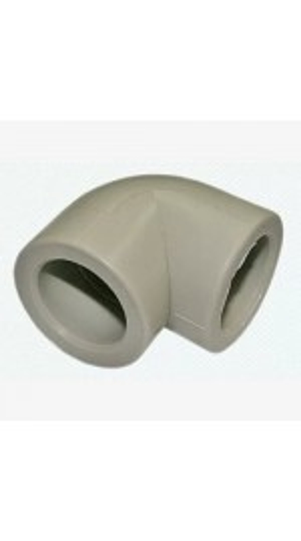 Угольник ПП 90 ду 25 серый (30) 11