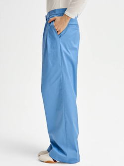 Брюки медицинские женские Юми, эйр блю хлопок