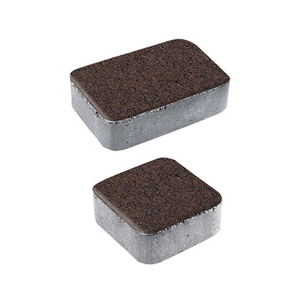 Тротуарная плитка КЛАССИКО - Гранит Коричневый, комплект из 2 видов плит