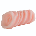 Телесный мастурбатор-вагина с нежными складочками (Цвет: телесный)