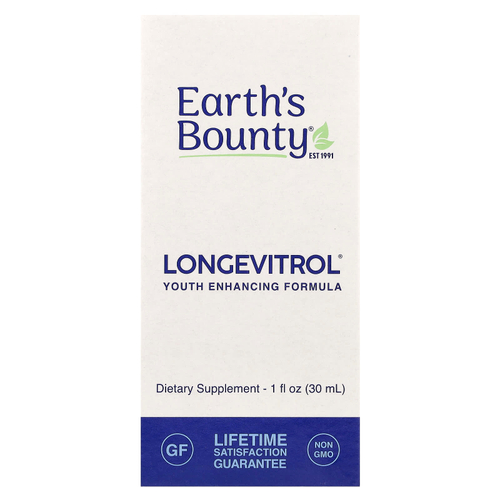 Earth's Bounty, Longevitrol®, добавка для сохранения молодости, 30 мл (1 жидк. унция)