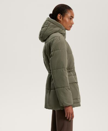 Oysho Водоотталкивающая утепленная куртка Primaloft®, хаки