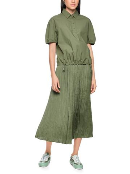 Marc Cain Блуза из хлопка с кулиской по низу