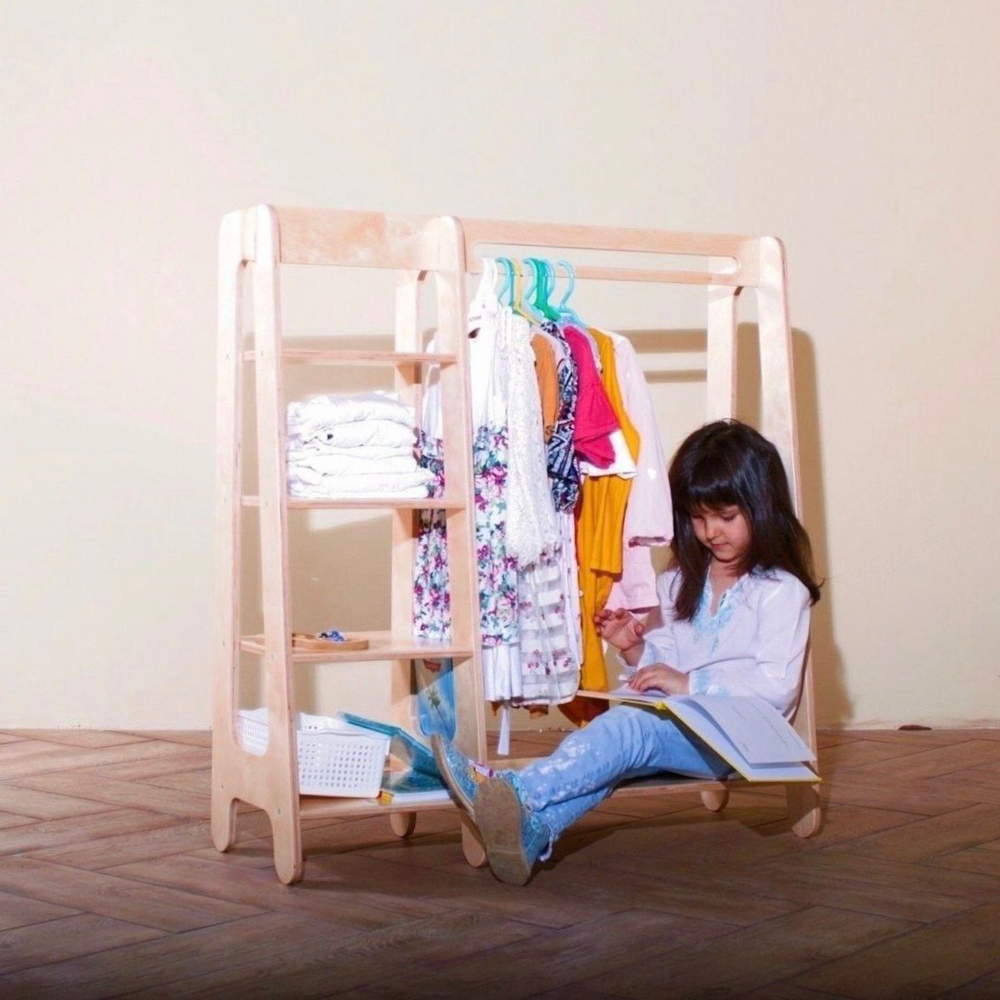 Шкаф-стеллаж детский по Монтессори