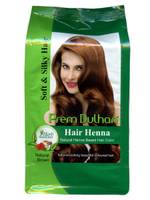 Хна для волос Prem Dulhan Hair Henna Natural Brown коричневая с 9 травами (каштановая) 125 г