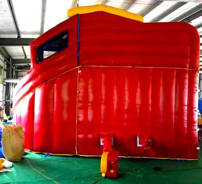 Надувной водный батут с бассейном «Колумбия» 6*6*4 м