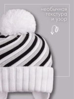 Шапка вязаная зимняя для детей