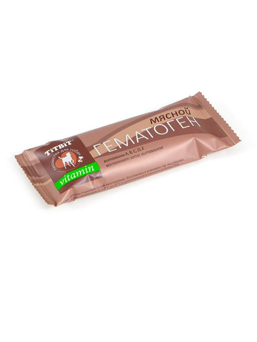 TiTBiT Лакомство для собак Гематоген мясной Vitamin, 35г
