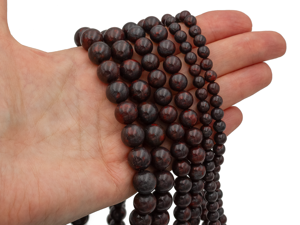 Нить бусин из яшмы 8,5мм