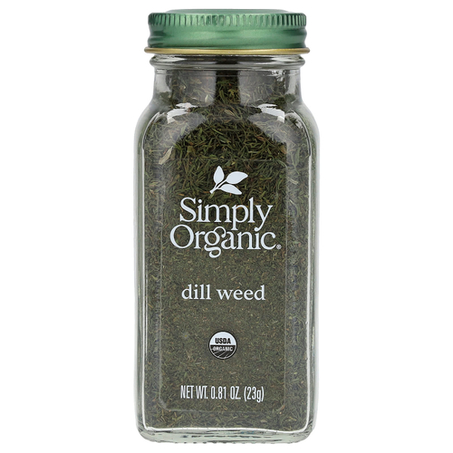 Simply Organic, укроп, 23 г (0,81 унции)