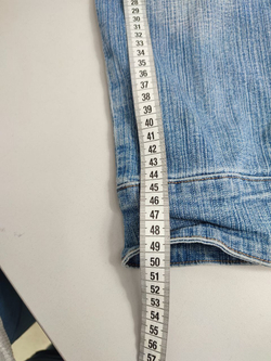 Бриджи голубые джинсовые 44 размер