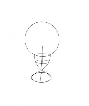 Каркас корзина РЮМКА новая 2124