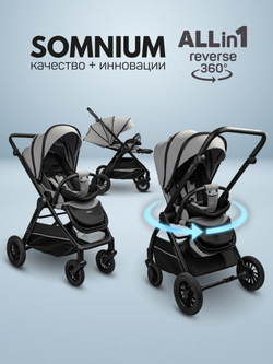 Прогулочная коляска с реверсивным блоком Amarobaby, Somnium