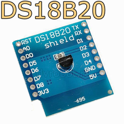 Плата D1 Mini - DS18B20