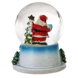 GAEM Фигурка декор в стекл шаре "Дед Мороз/Снеговик", D 4.5 см, L5,5 W5 H6 см, 2в.