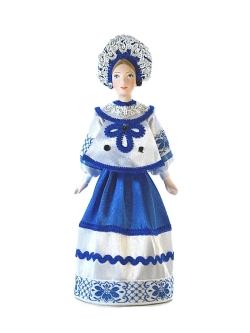 Кукла коллекционная Снегурочка Гжель