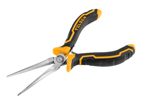 TOLSEN (TT10357) Плоскогубцы тонконосые "GRIPro", 140 мм, мини, удлиненные