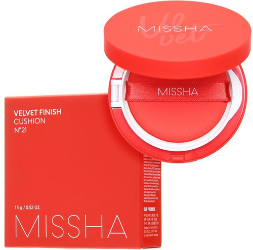 Missha Velvet Finish Cushion кушон 21 тон ( красный )